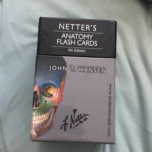 Netters anatomy flash cards